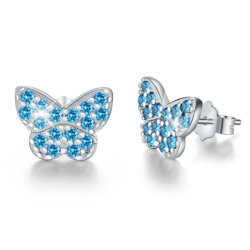 【#E13】925 Sterling Silver Moissanite Earrings