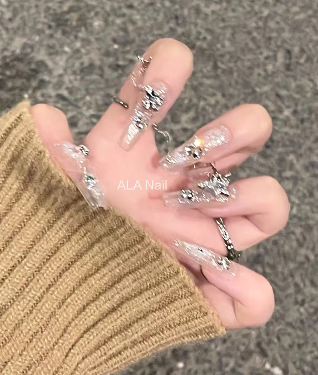 <#14>2024 new nail art, wearing nail removable nail stickers lnstagram style