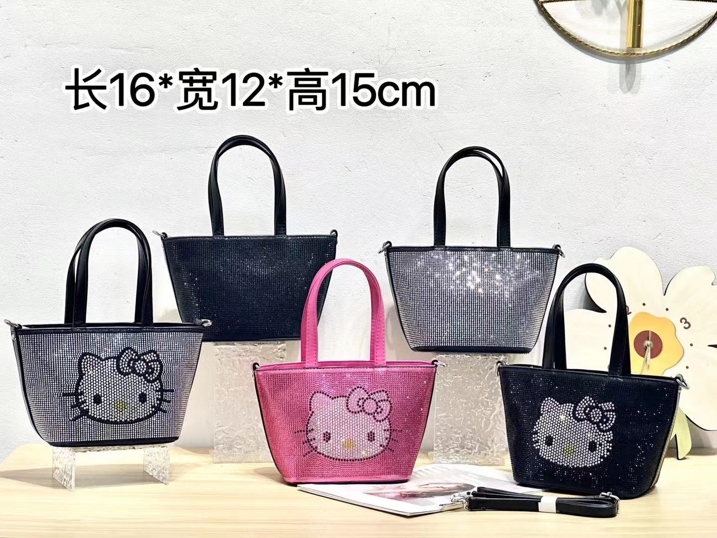 Hello kitty bling bag-very attractive bags