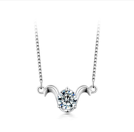 【#N24】925 Sterling Silver Moissanite Necklaces