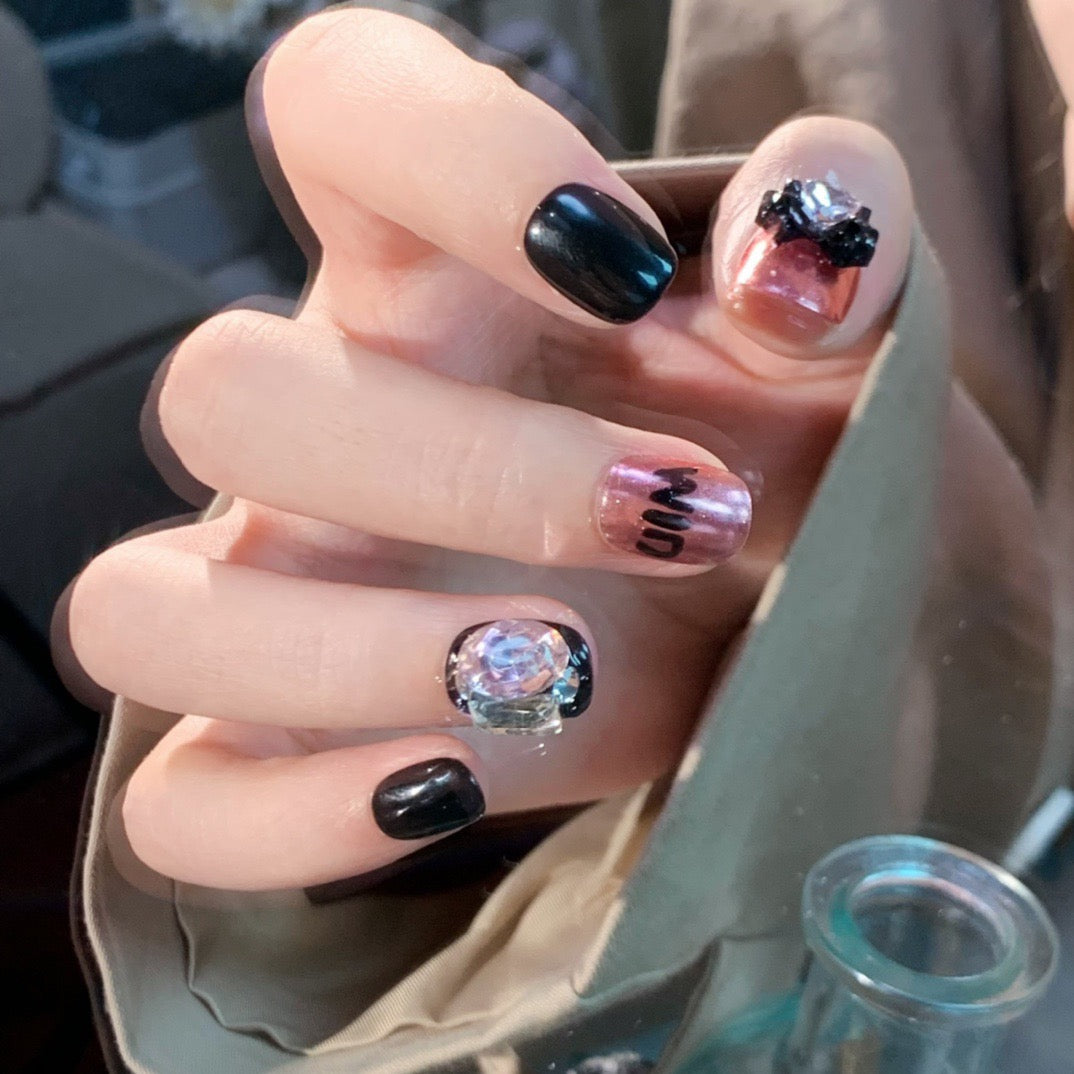 <#24>2024 new nail art, wearing nail removable nail stickers lnstagram style