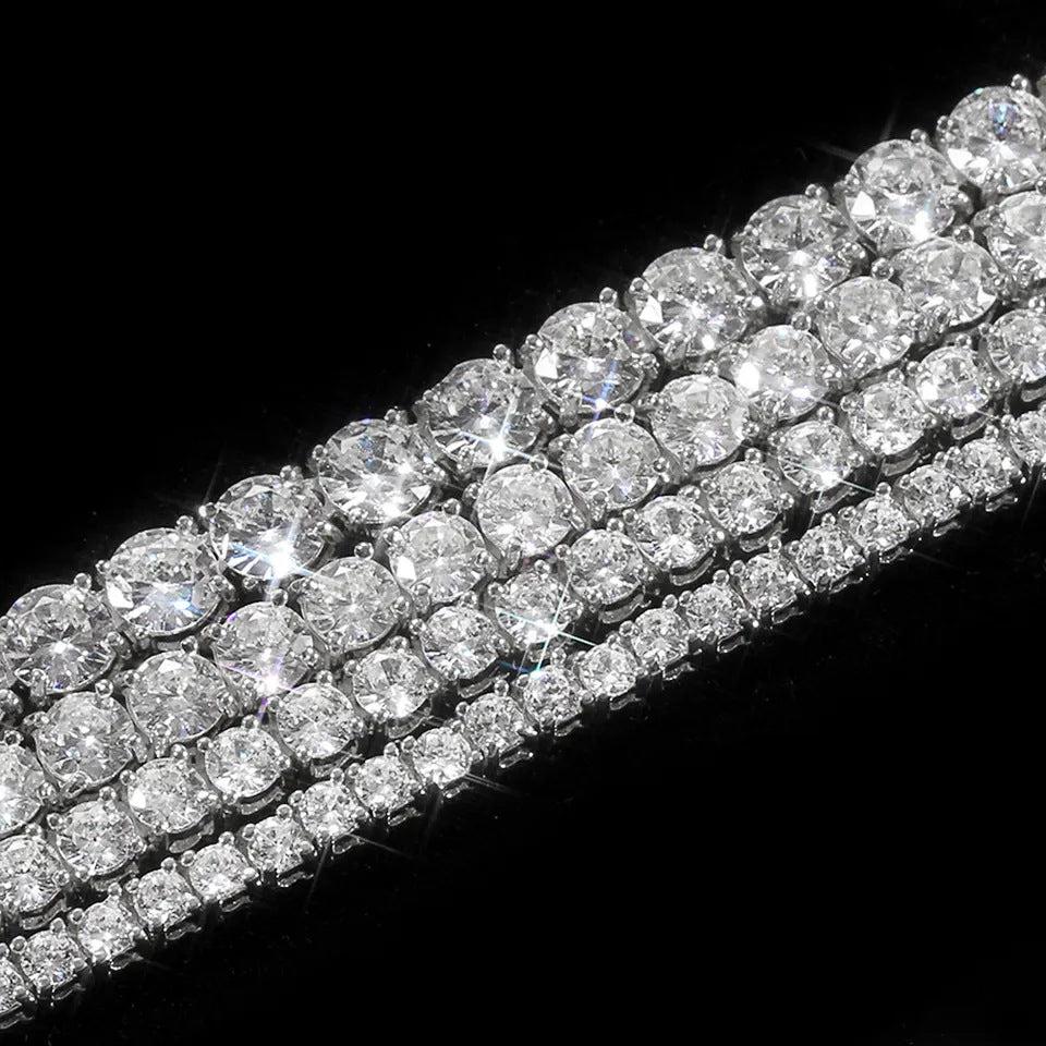 【#N18】925 Sterling Silver Moissanite Necklaces