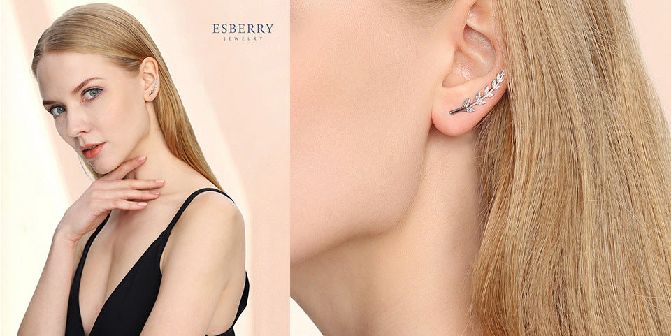 【#E18】925 Sterling Silver Moissanite Earrings