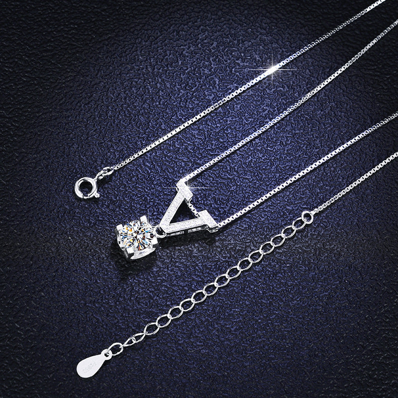 【#N17】925 Sterling Silver Moissanite Necklaces