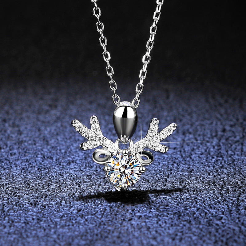 【#N23】925 Sterling Silver Moissanite Necklaces