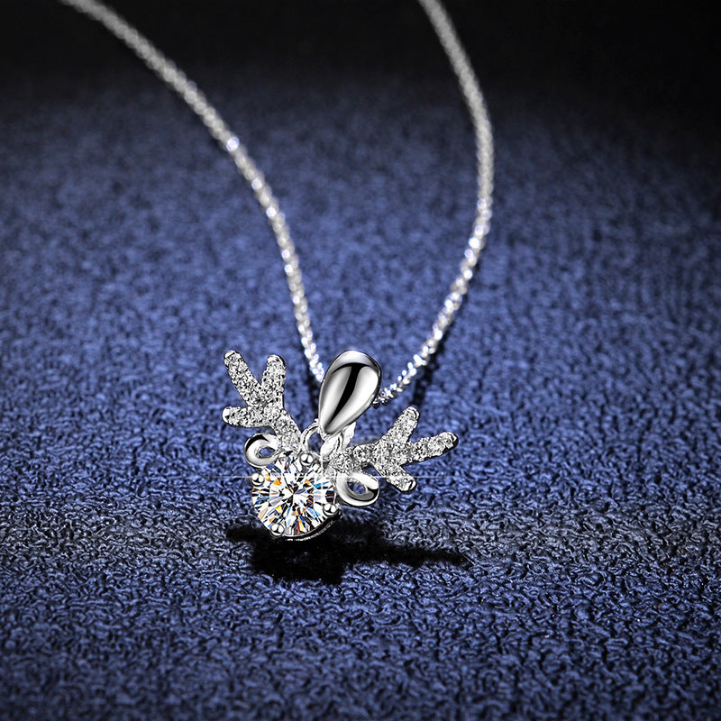 【#N22】925 Sterling Silver Moissanite Necklaces