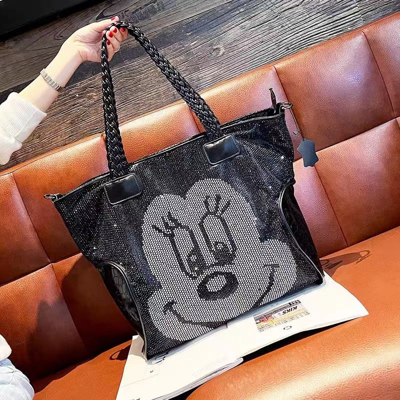 【#PQ01】Newest Fashionable  Mich crystal bags