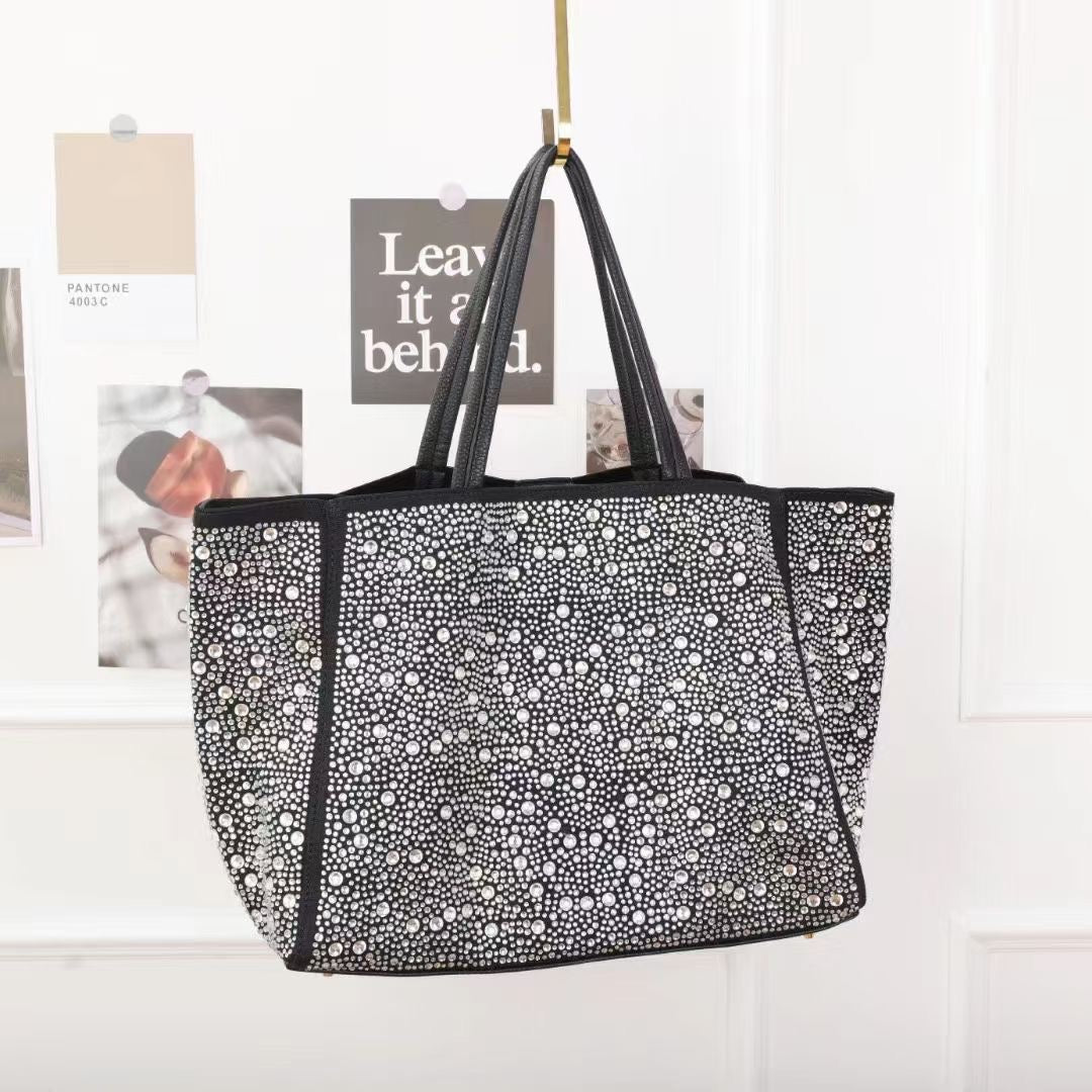 【#PQ14】Newest Fashionable crystal bags
