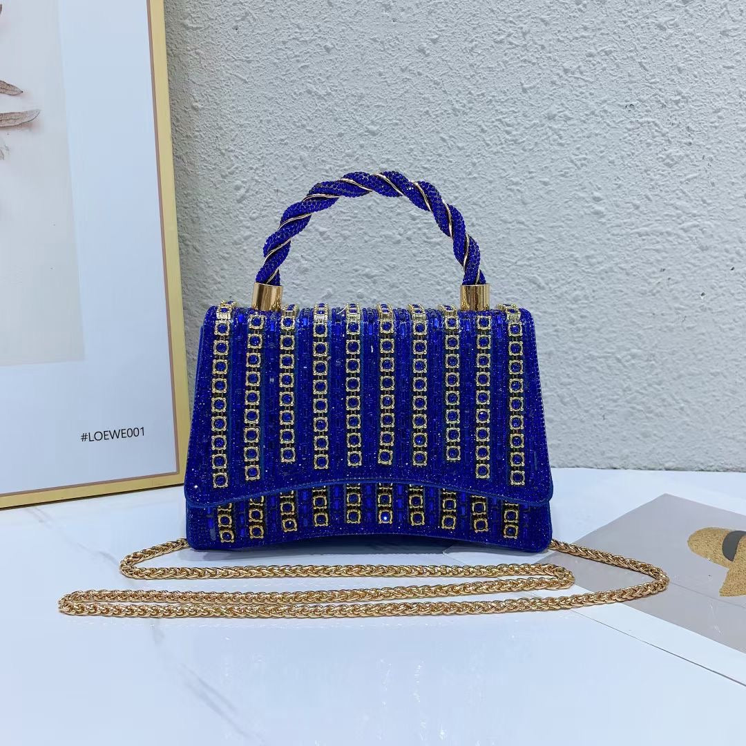 【#PQ16】Newest Fashionable crystal bags