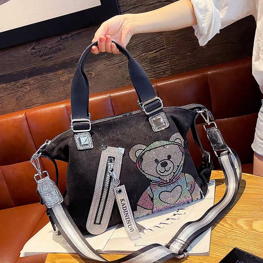 【#PQ18】Newest Fashionable crystal bags