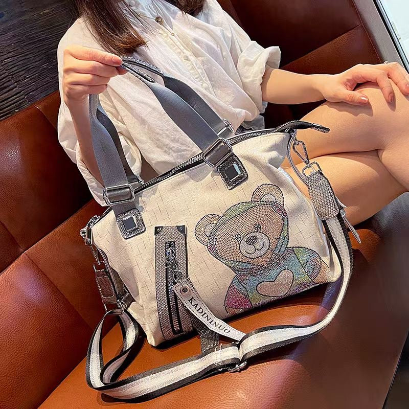 【#PQ18】Newest Fashionable crystal bags
