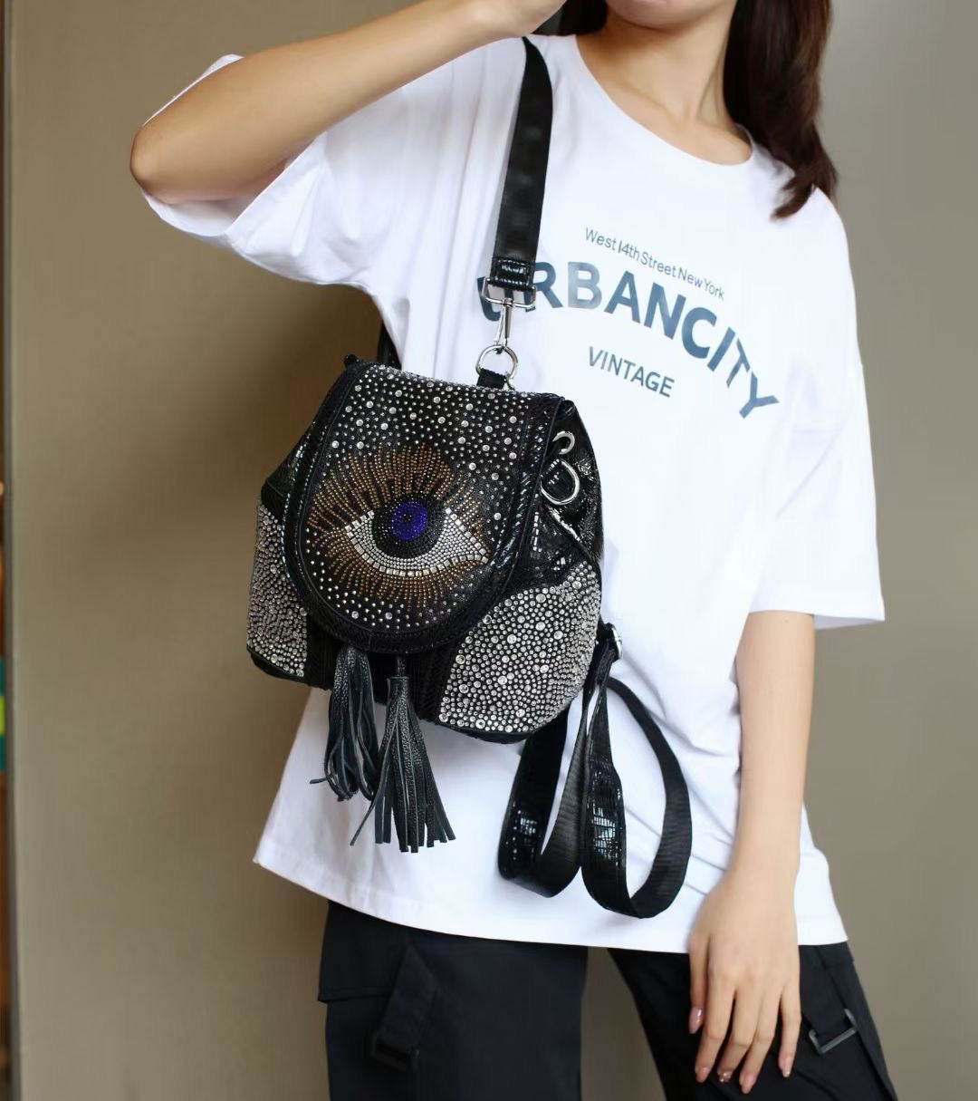 【#PQ19】Newest Fashionable crystal bags