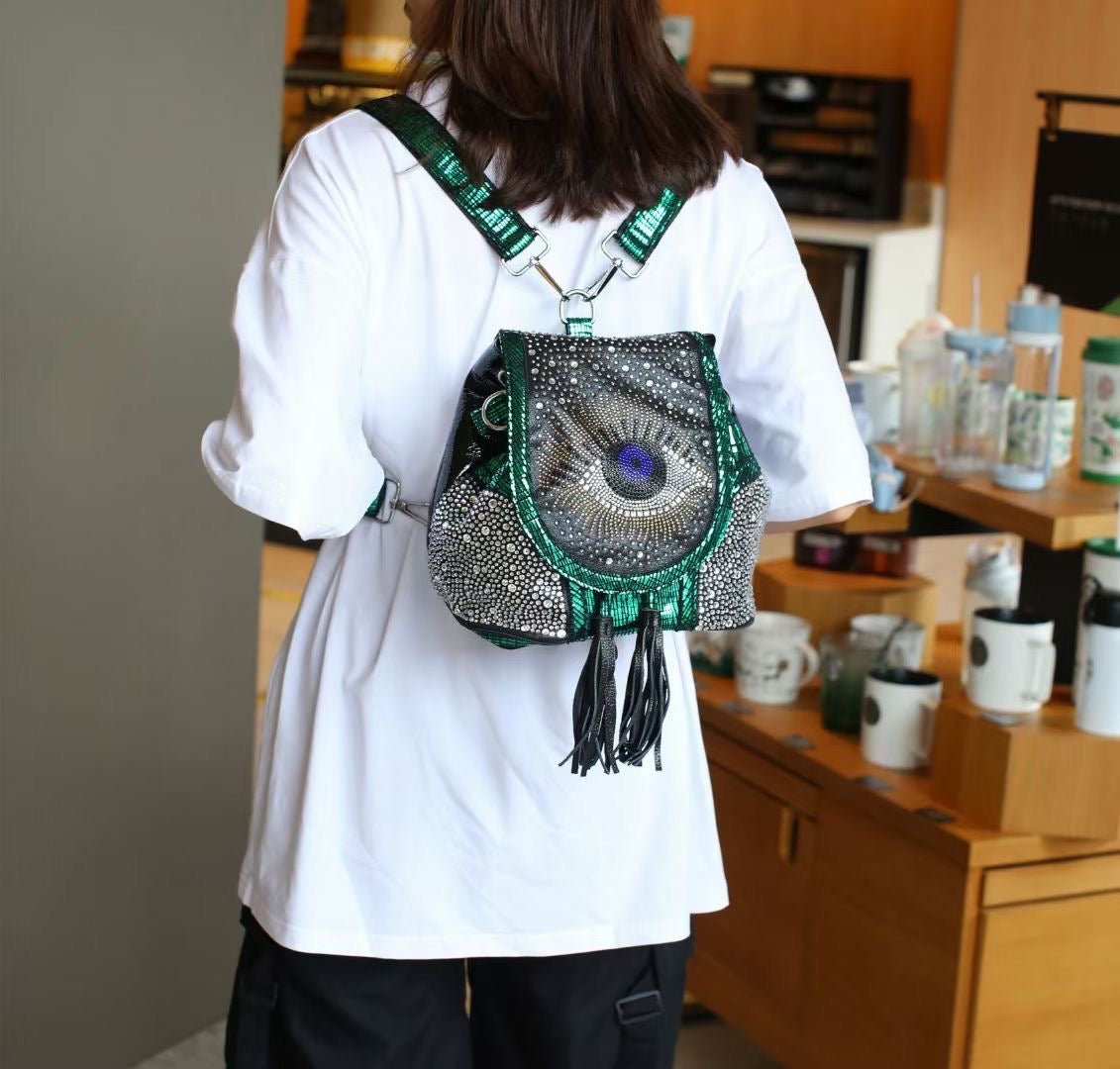 【#PQ19】Newest Fashionable crystal bags