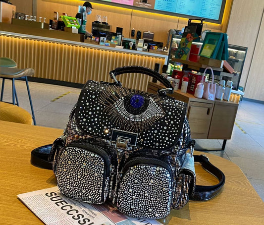 【#PQ20】Newest Fashionable crystal bags