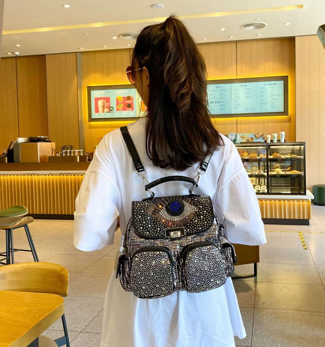 【#PQ20】Newest Fashionable crystal bags