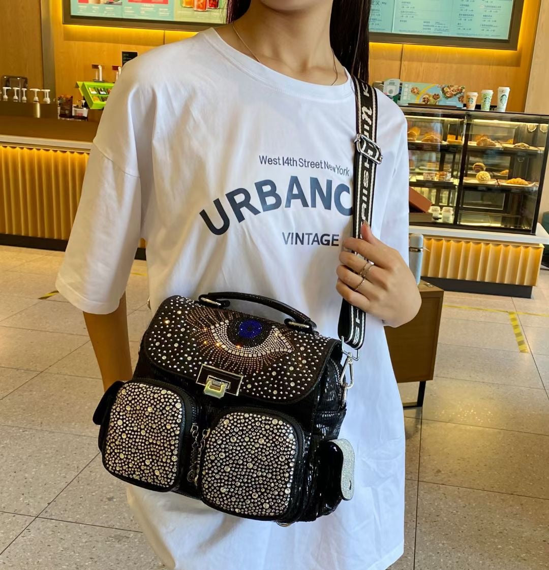 【#PQ20】Newest Fashionable crystal bags