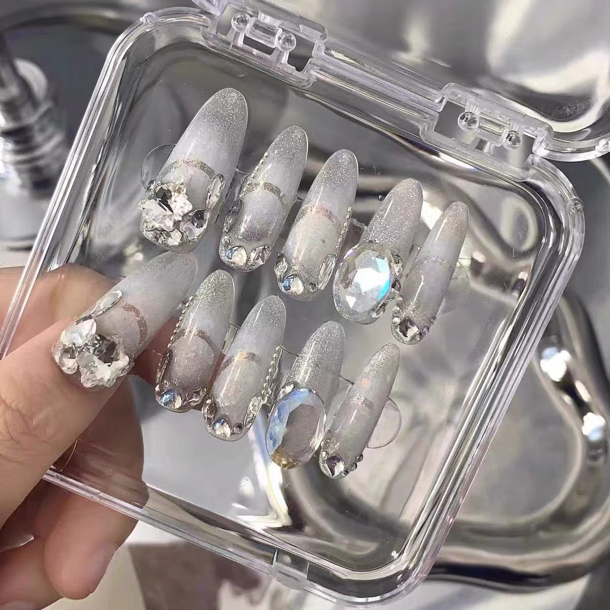 <#15>2024 new nail art, wearing nail removable nail stickers lnstagram style