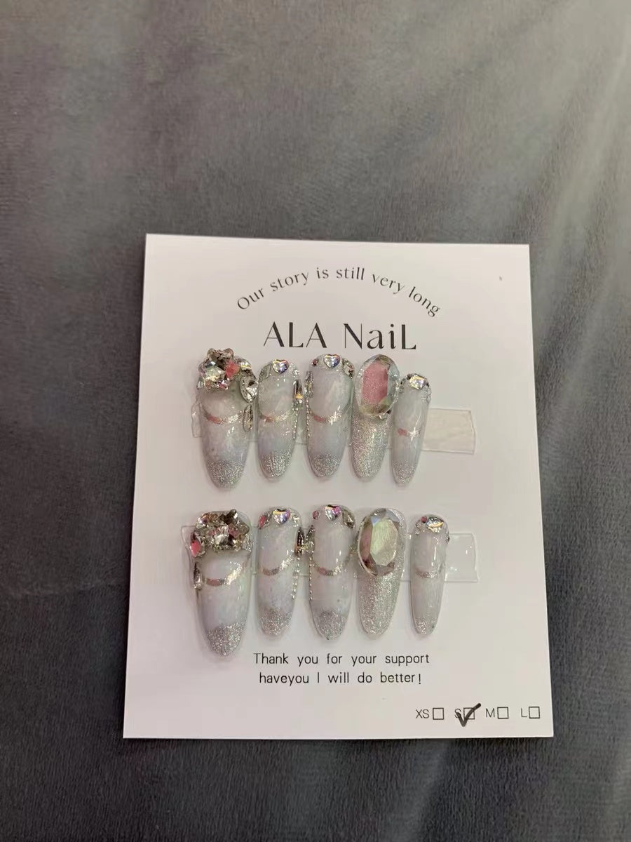 <#15>2024 new nail art, wearing nail removable nail stickers lnstagram style
