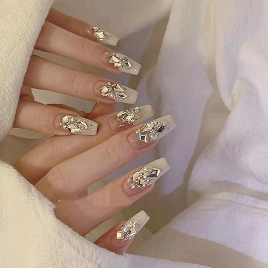<#16>2024 new nail art, wearing nail removable nail stickers lnstagram style