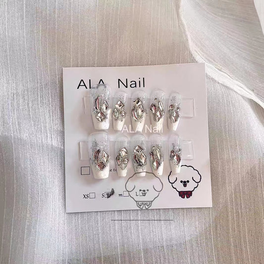 <#17>2024 new nail art, wearing nail removable nail stickers lnstagram style