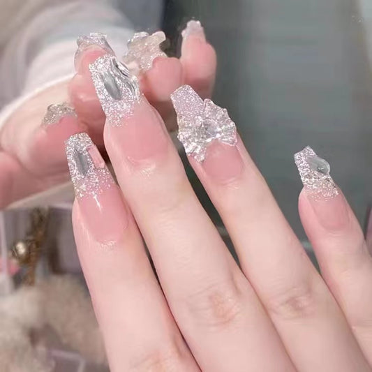 <#19>2024 new nail art, wearing nail removable nail stickers lnstagram style