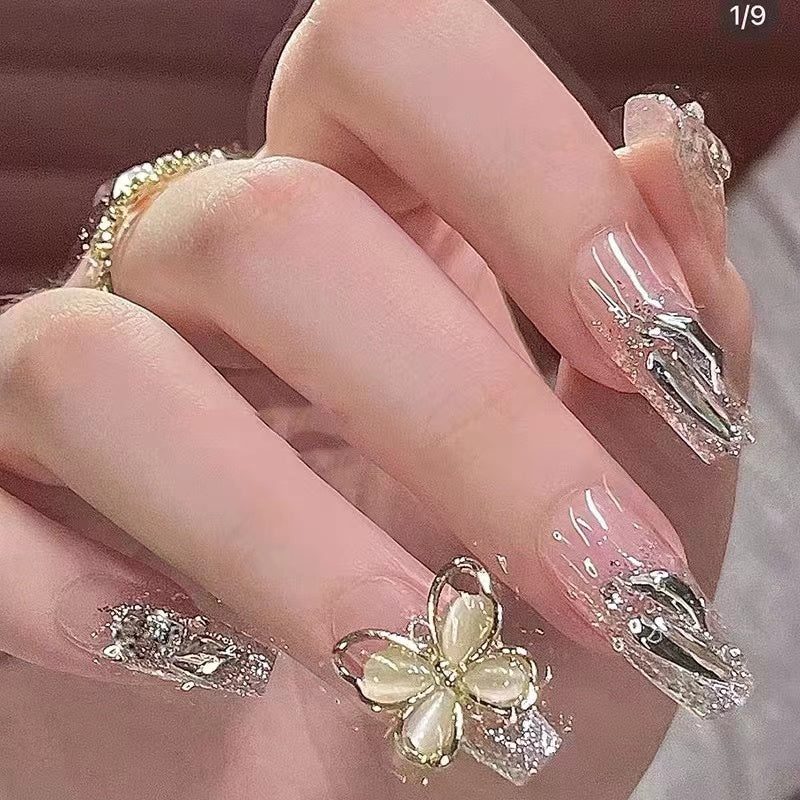 <#19>2024 new nail art, wearing nail removable nail stickers lnstagram style