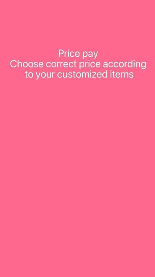 【PRICE PAY for customization】jewelry auction/select the correct amount to pay