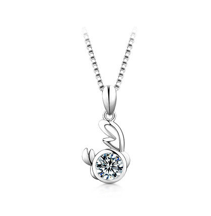 【#N24】925 Sterling Silver Moissanite Necklaces