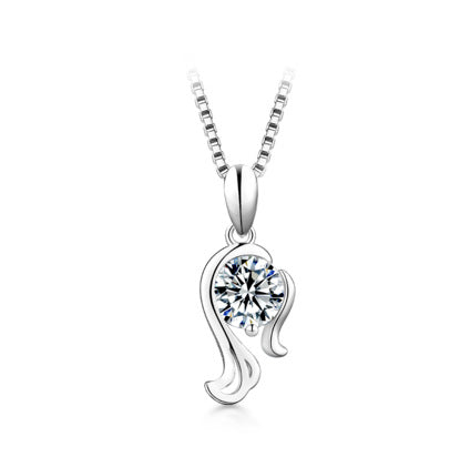 【#N24】925 Sterling Silver Moissanite Necklaces