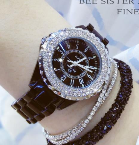 【#W05】Popular China watch chain full diamonds female watches