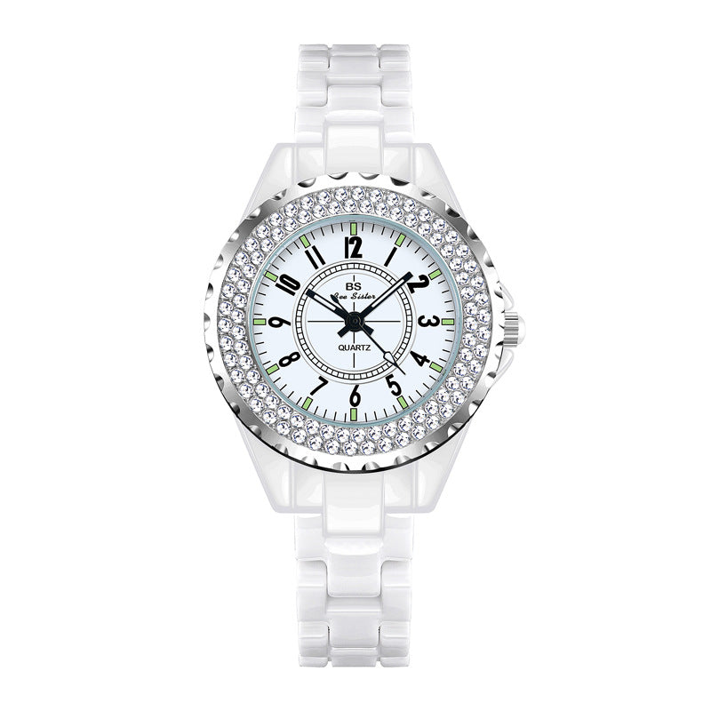 【#W05】Popular China watch chain full diamonds female watches
