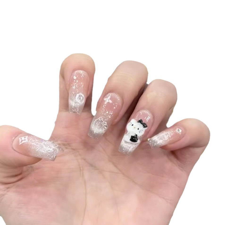 <#22>2024 new nail HK, wearing nail removable nail stickers lnstagram style