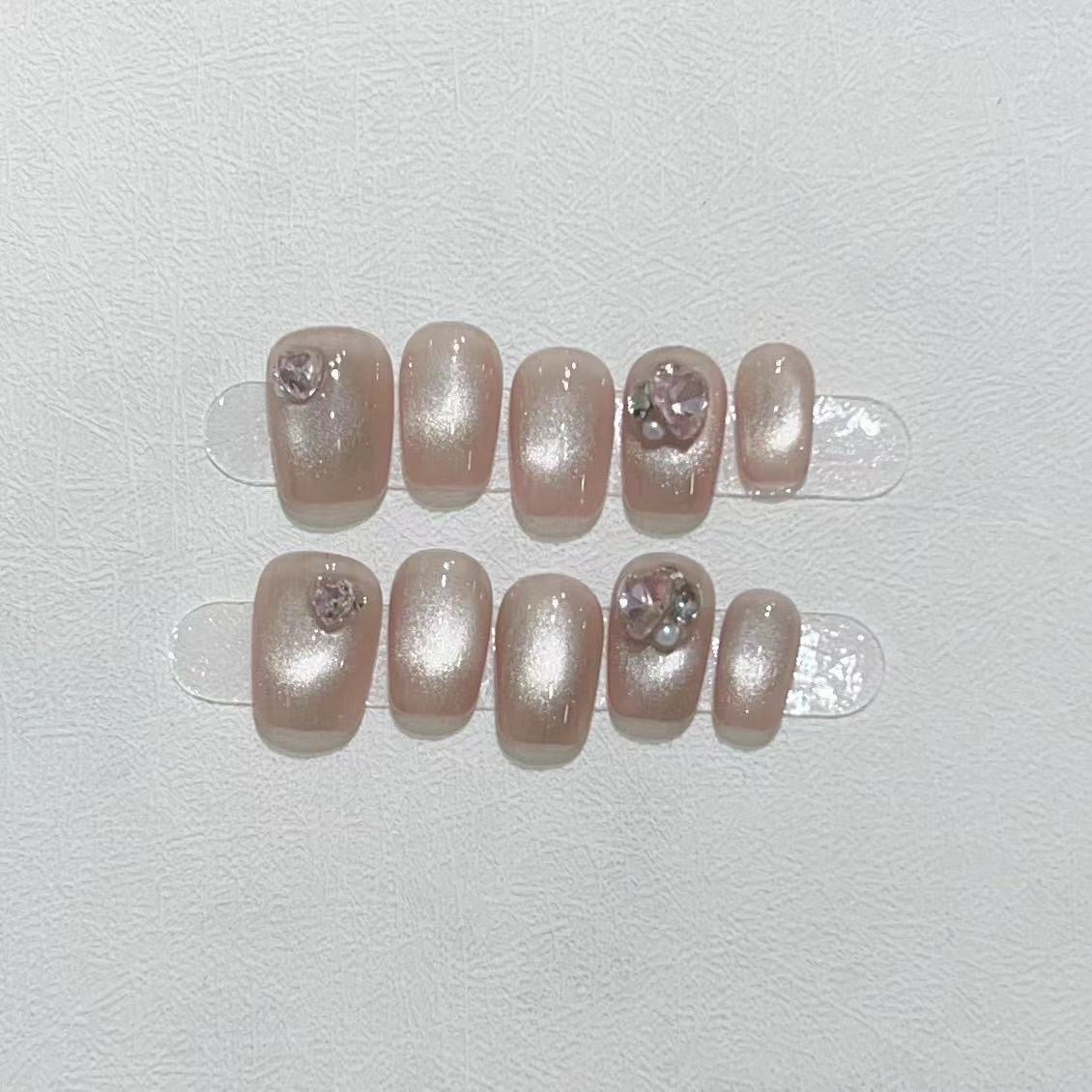 <#23>2024 new nail ROSE, wearing nail removable nail stickers lnstagram style