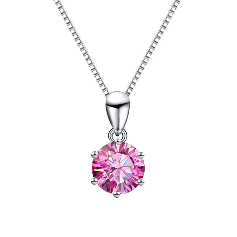 【#N11】925 Sterling Silver Moissanite Necklaces