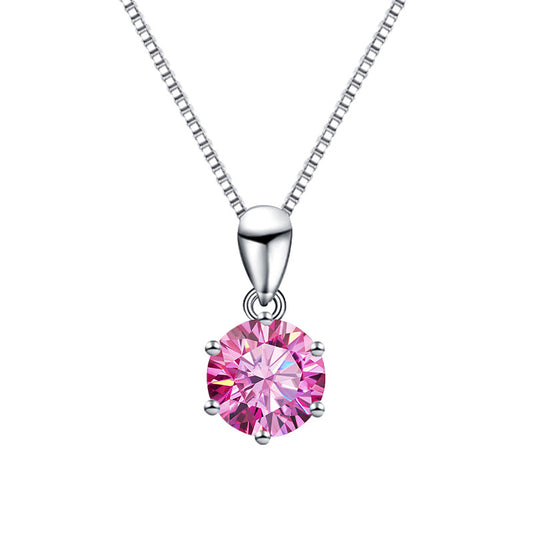 【#N11】925 Sterling Silver Moissanite Necklaces