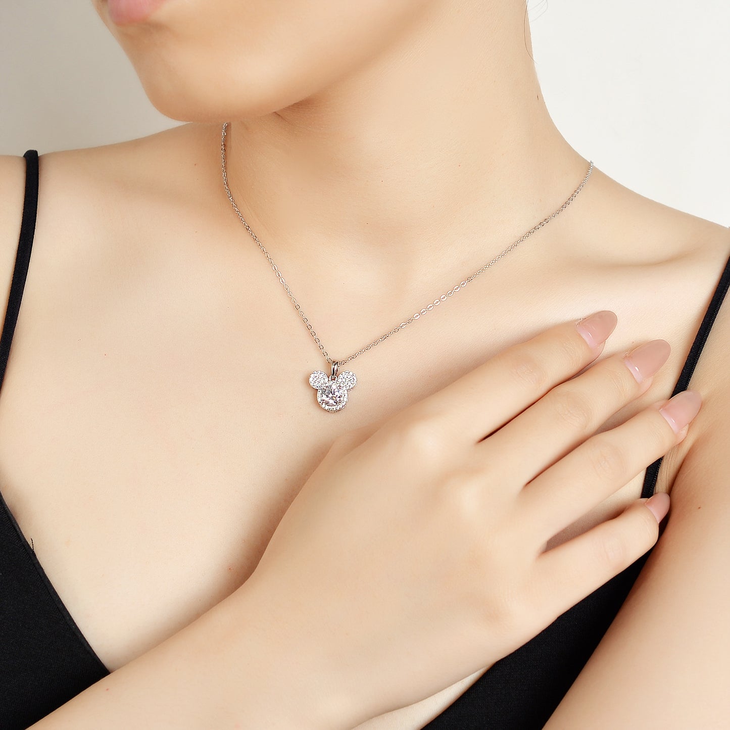 【#N20】925 Sterling Silver Moissanite Necklaces