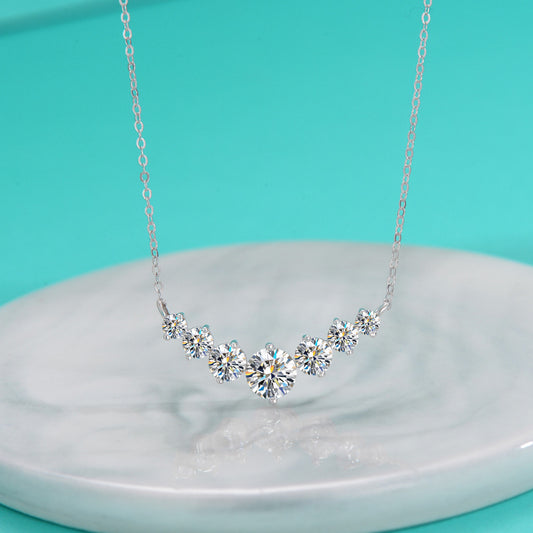 【#N10】925 Sterling Silver Moissanite Necklaces