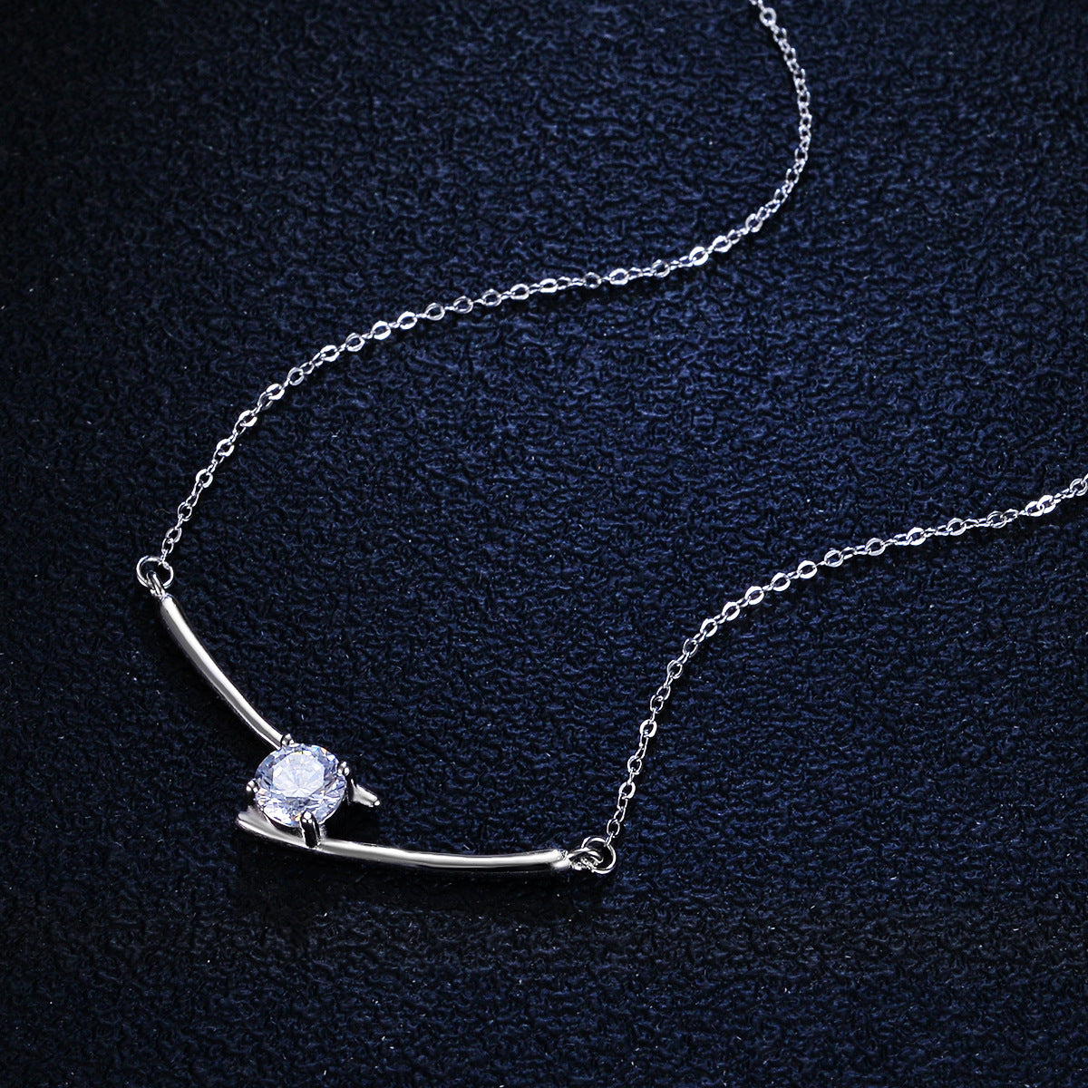 【#N21】925 Sterling Silver Moissanite Necklaces