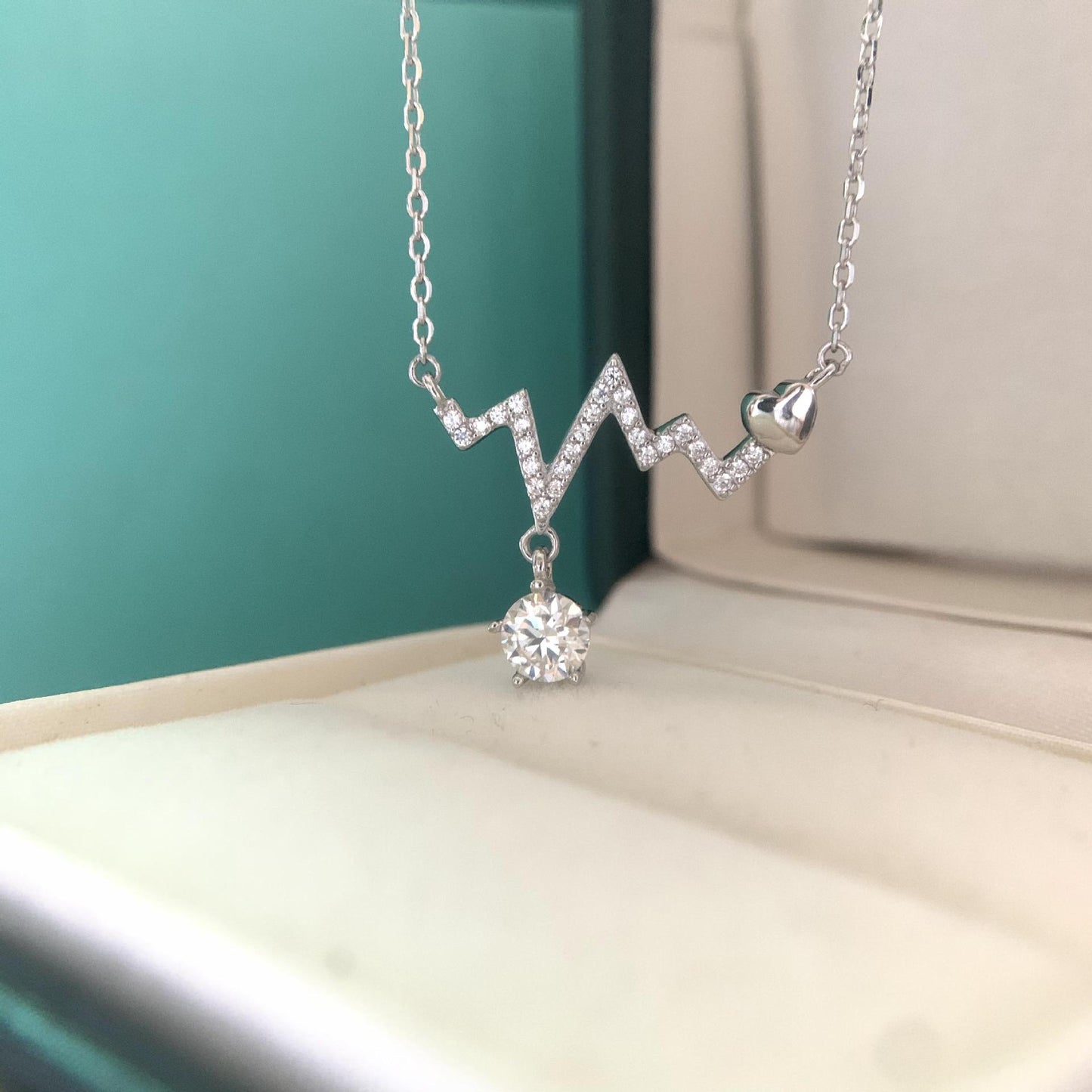 【#N06】925 Sterling Silver Moissanite Necklaces