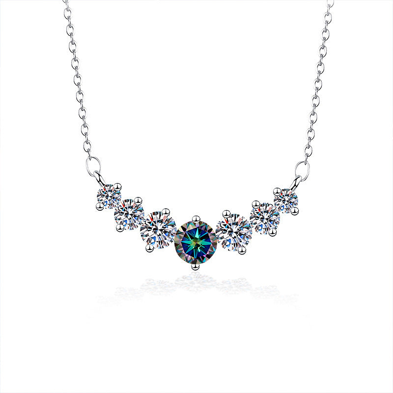 【#N12】925 Sterling Silver Moissanite Necklaces
