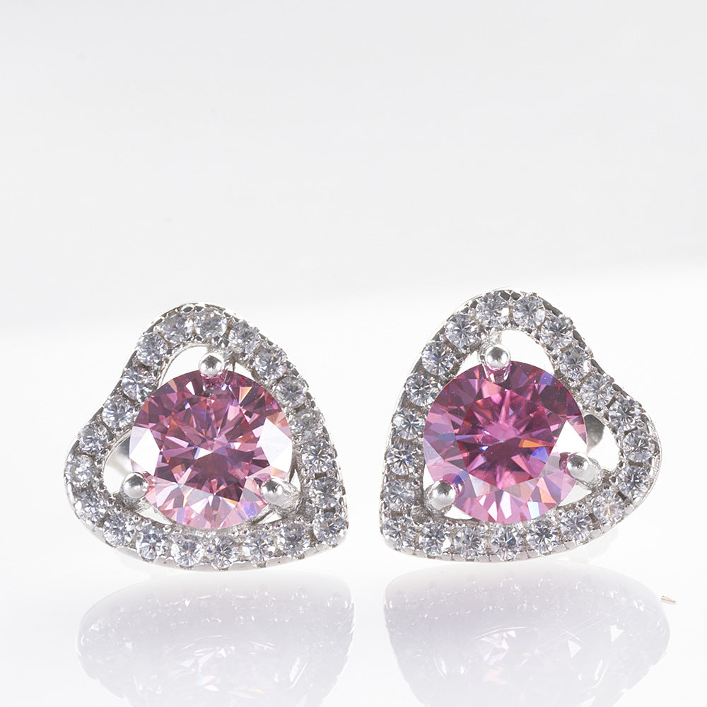 【#E20】925 Sterling Silver Moissanite Earrings