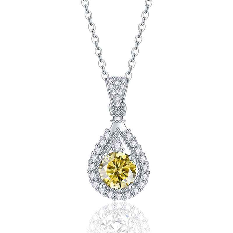 【#N13】925 Sterling Silver Moissanite Necklaces