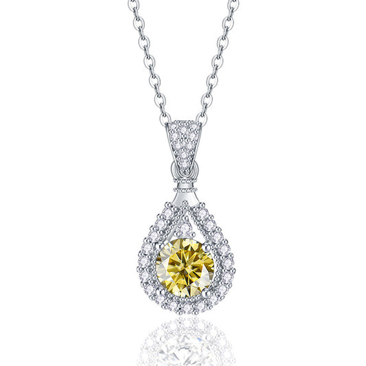 【#N13】925 Sterling Silver Moissanite Necklaces