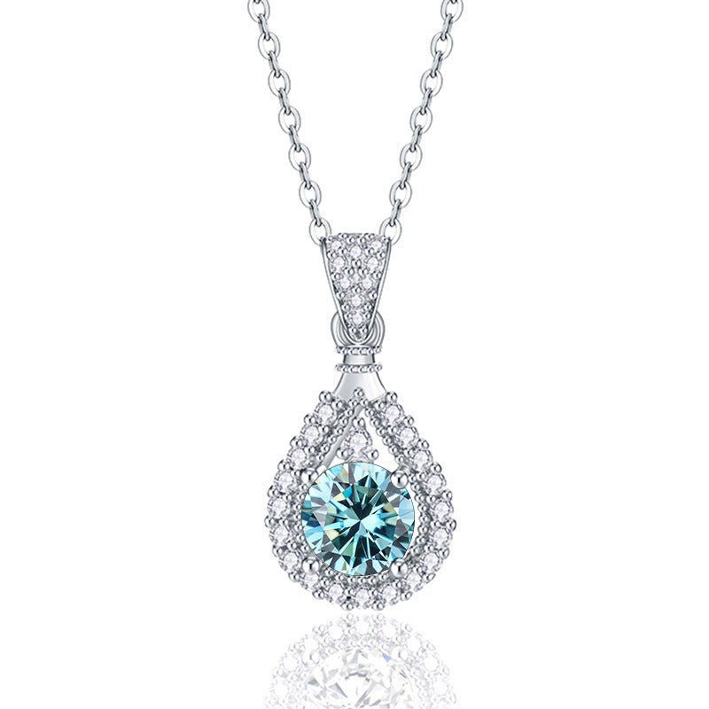 【#N13】925 Sterling Silver Moissanite Necklaces