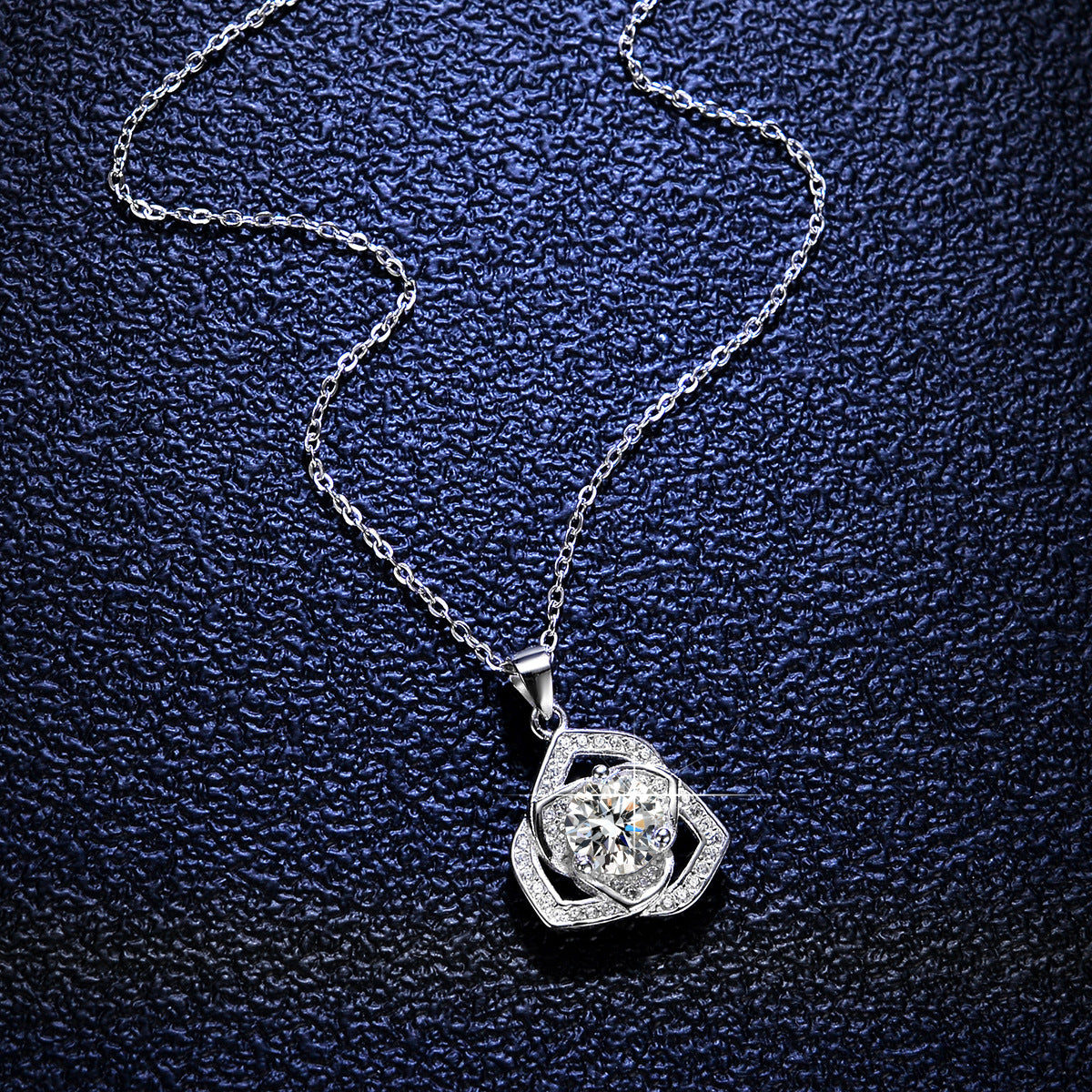 【#N23】925 Sterling Silver Moissanite Necklaces