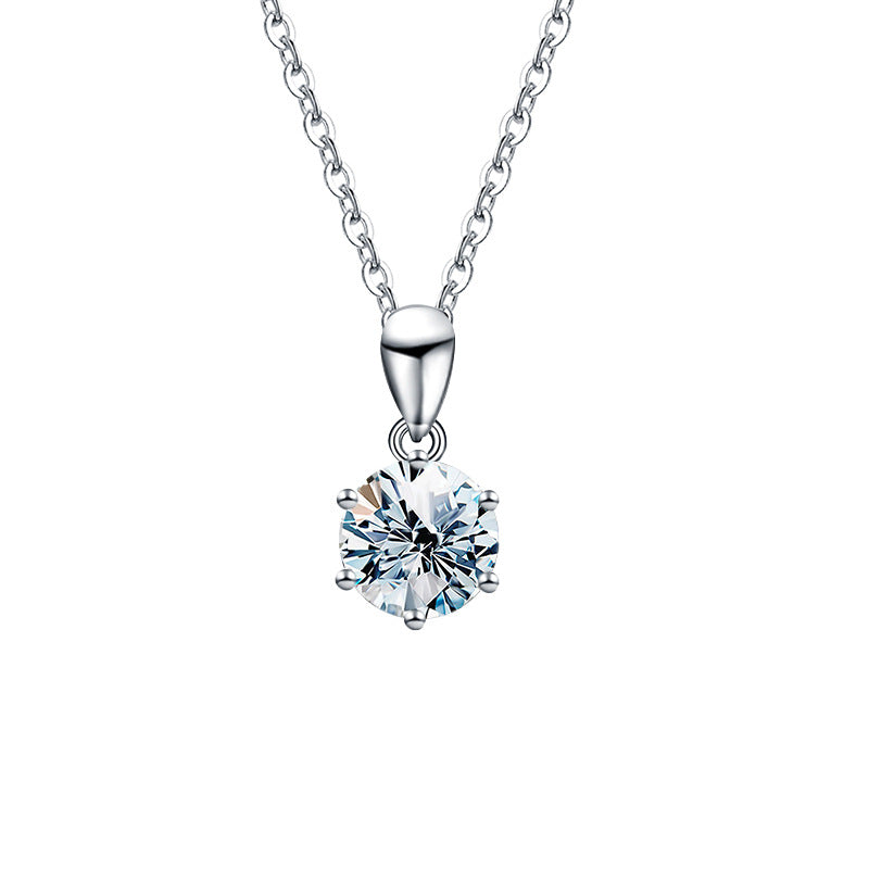 【#N11】925 Sterling Silver Moissanite Necklaces
