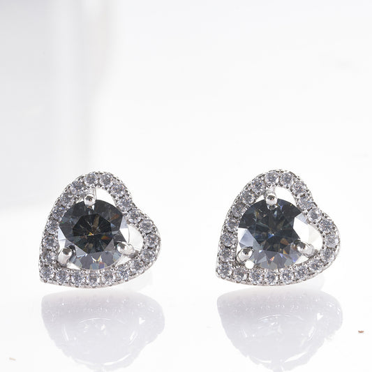 【#E20】925 Sterling Silver Moissanite Earrings