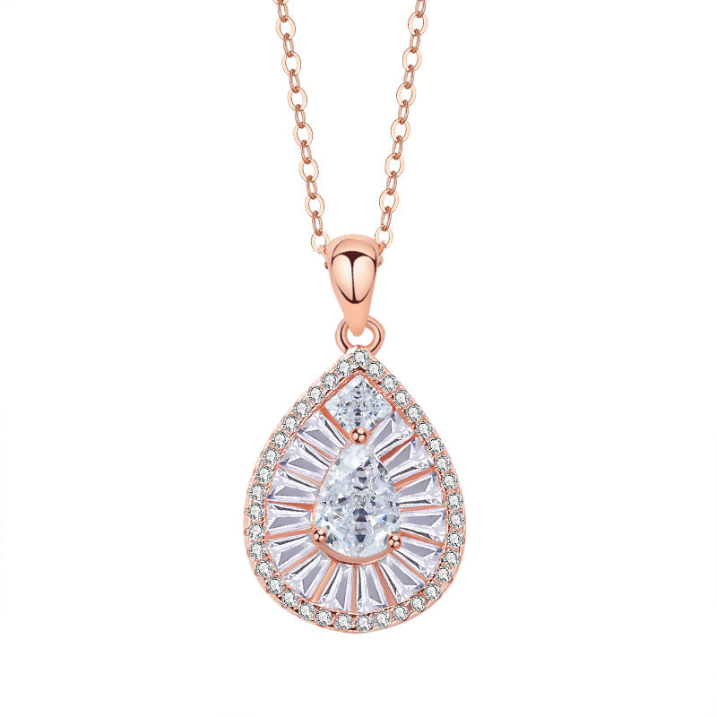 【#N27】925 Sterling Silver Moissanite Necklaces