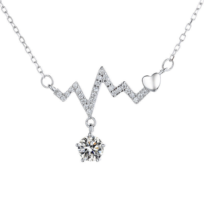 【#N06】925 Sterling Silver Moissanite Necklaces