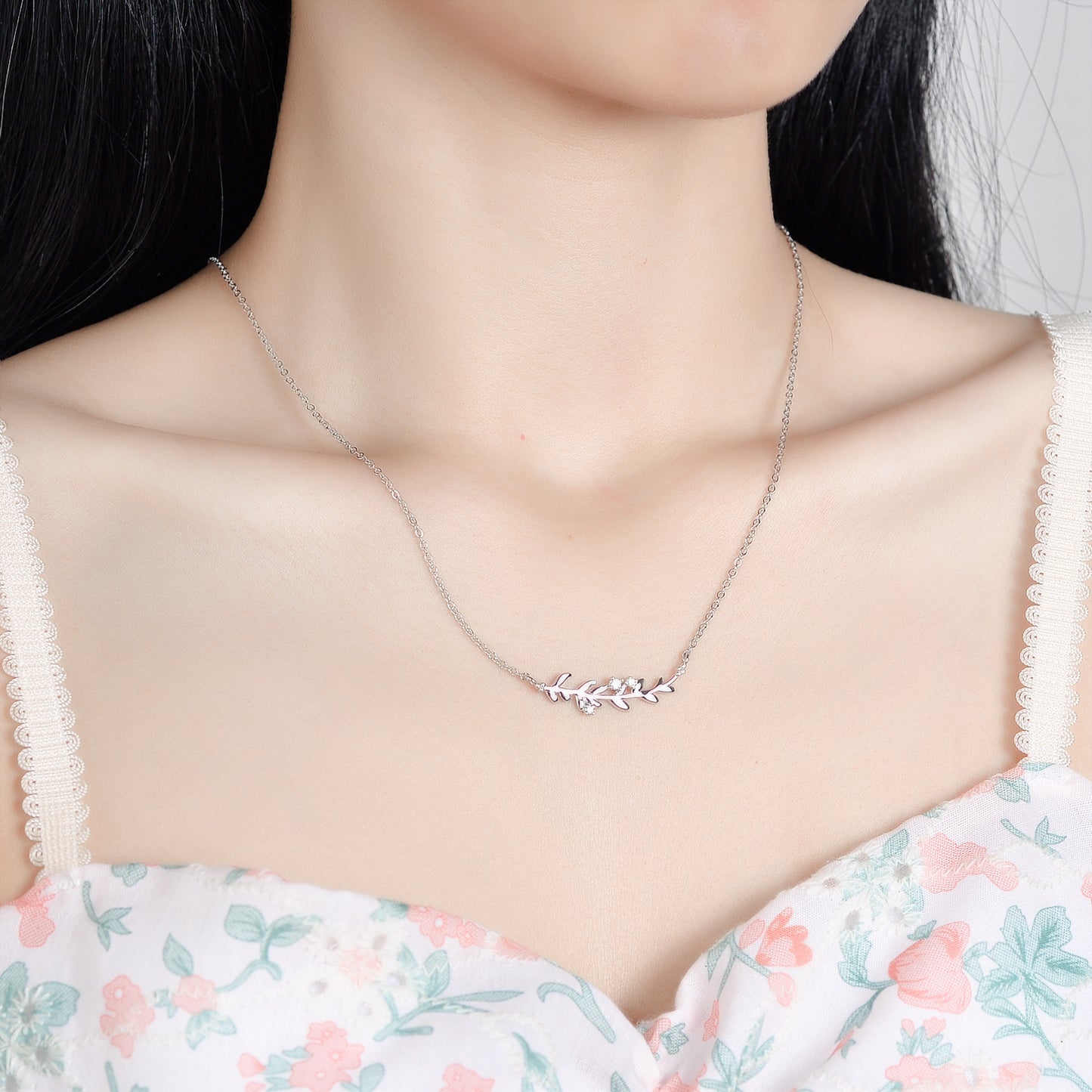 【#N25】925 Sterling Silver Moissanite Necklaces